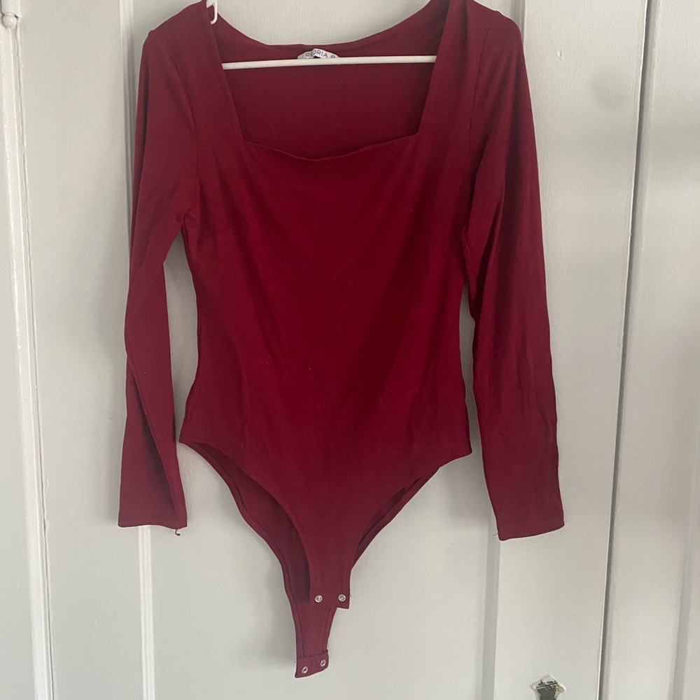 ReoRia Deep Red bodysuit